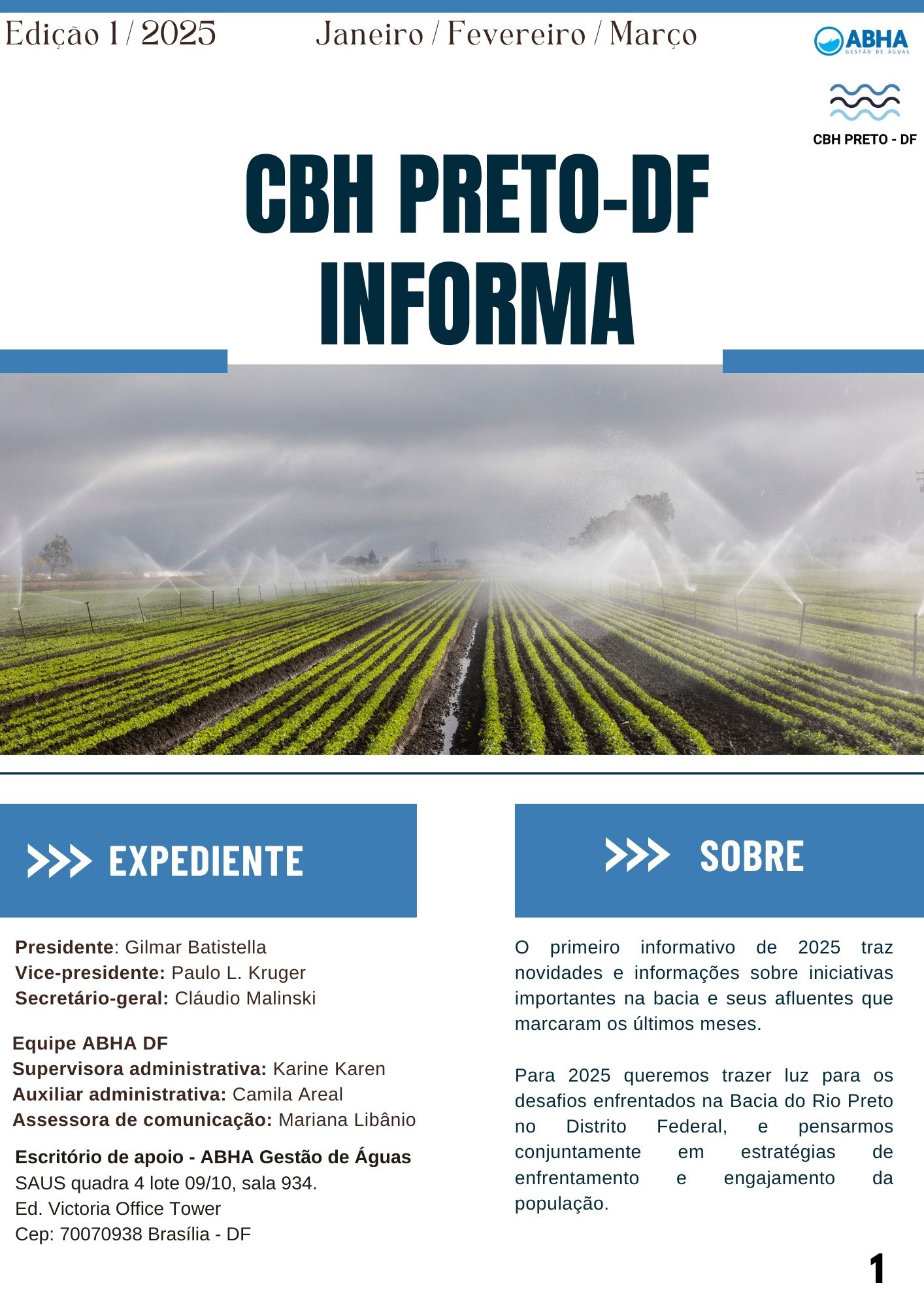 Informativo Eletrônico Trimestral – Janeiro, Fevereiro e Março de 2025