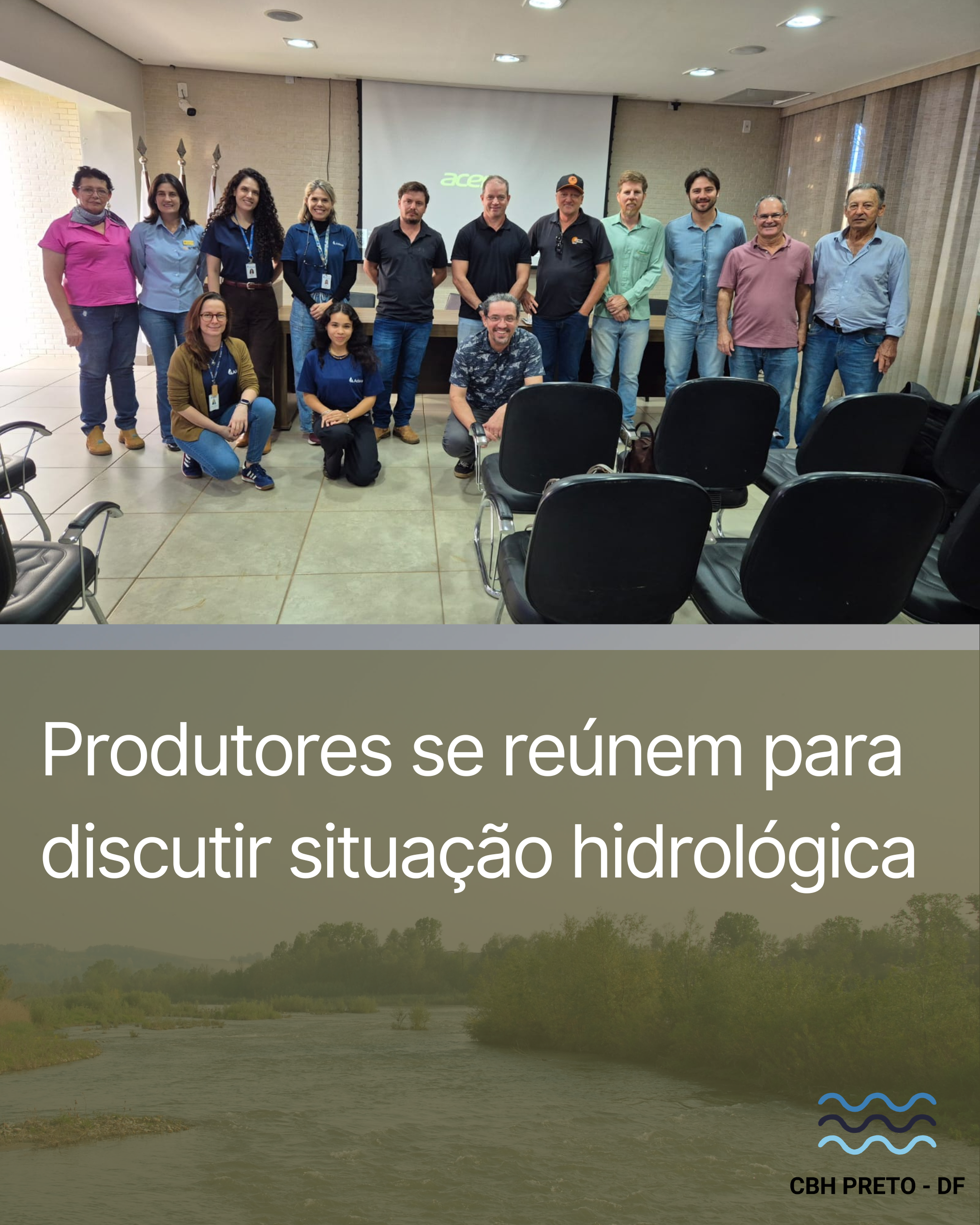 Produtores e a situação hidrológica na região