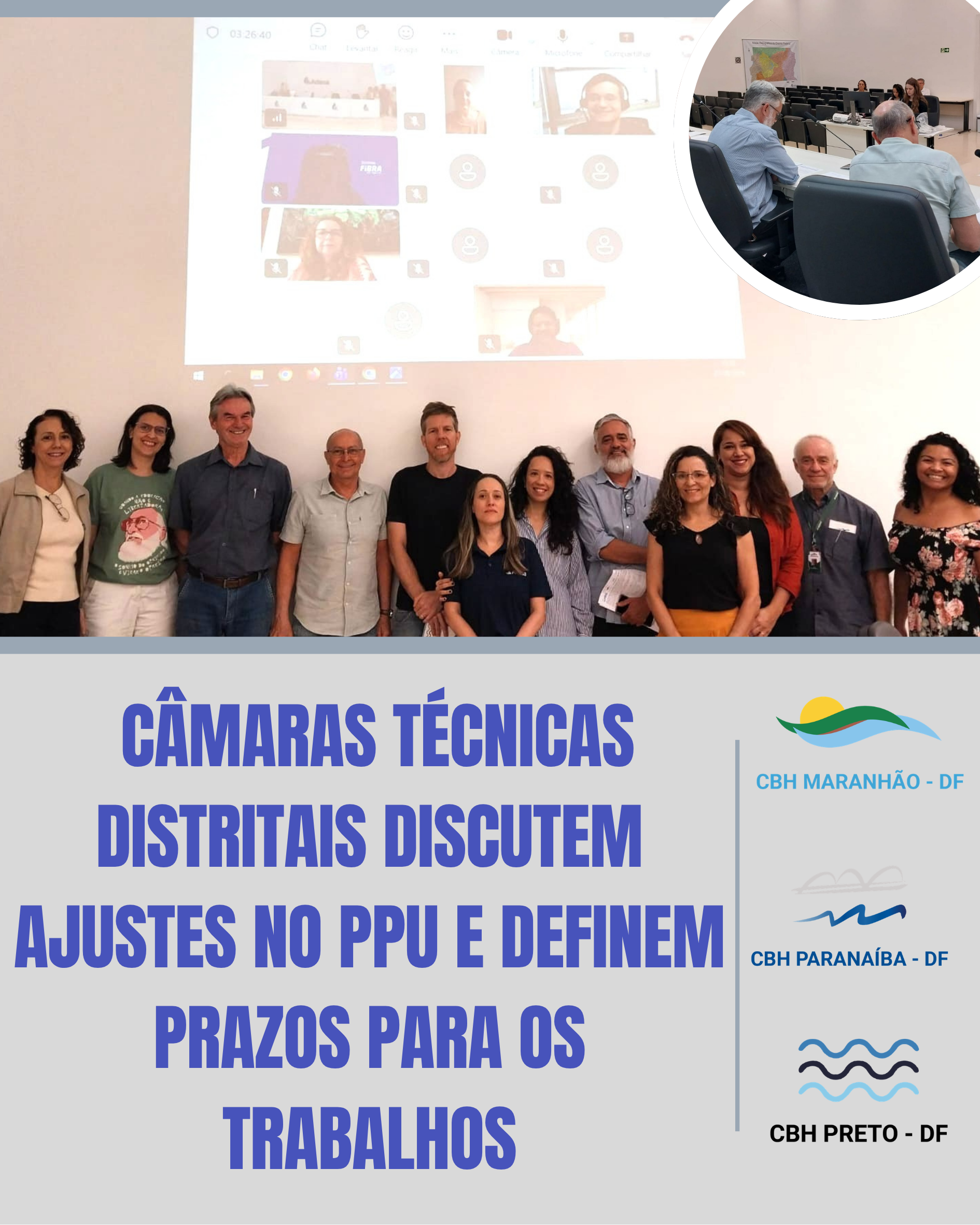 Reunião conjunta das CTs